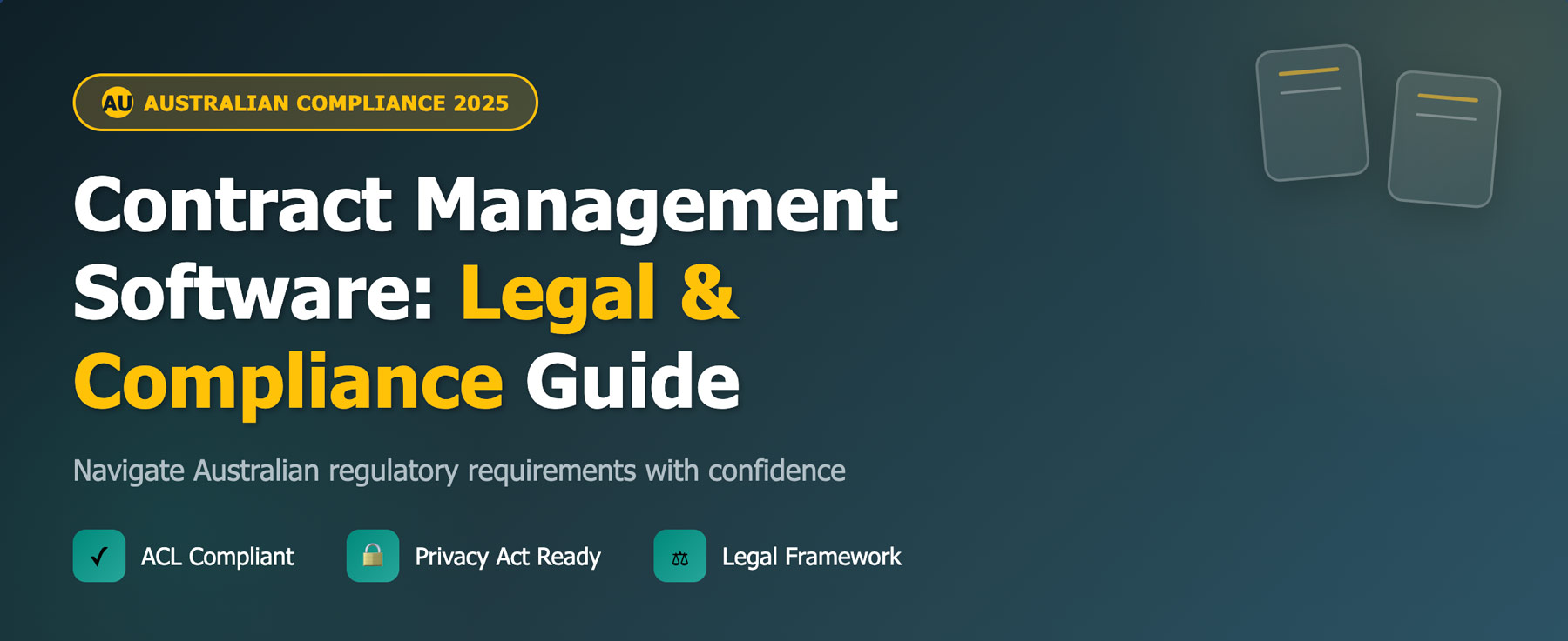 Image describing the contract management software legal & compliance guide below